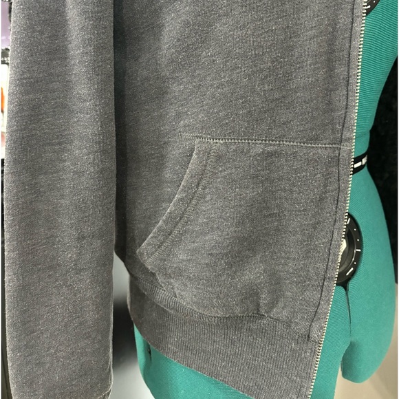 PINK Victoria’s Secret Green Bay packers faux fur lined bling hoodie - Picture 7 of 15